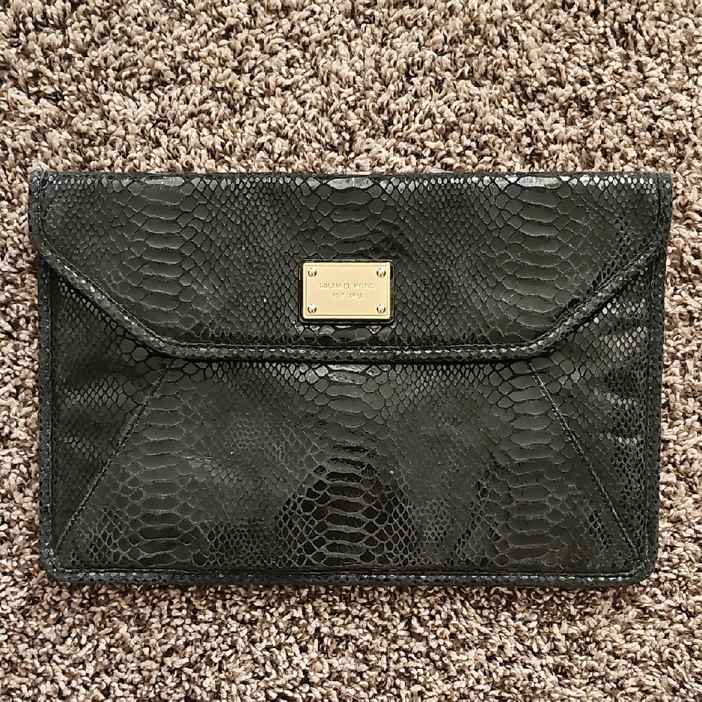 Michael Kors Snakeskin Clutch